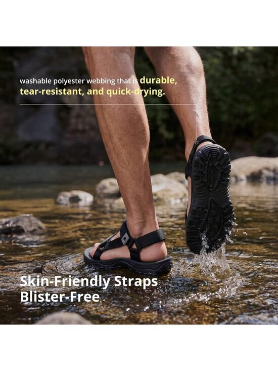 Men\'s Black Comfortable Athletic Hiking Sport Sandals Outdoor Beach Shoes main image 5